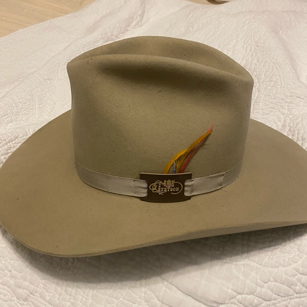 Vintage Stetson 4X Beaver Cowboy Hat Size 7.5